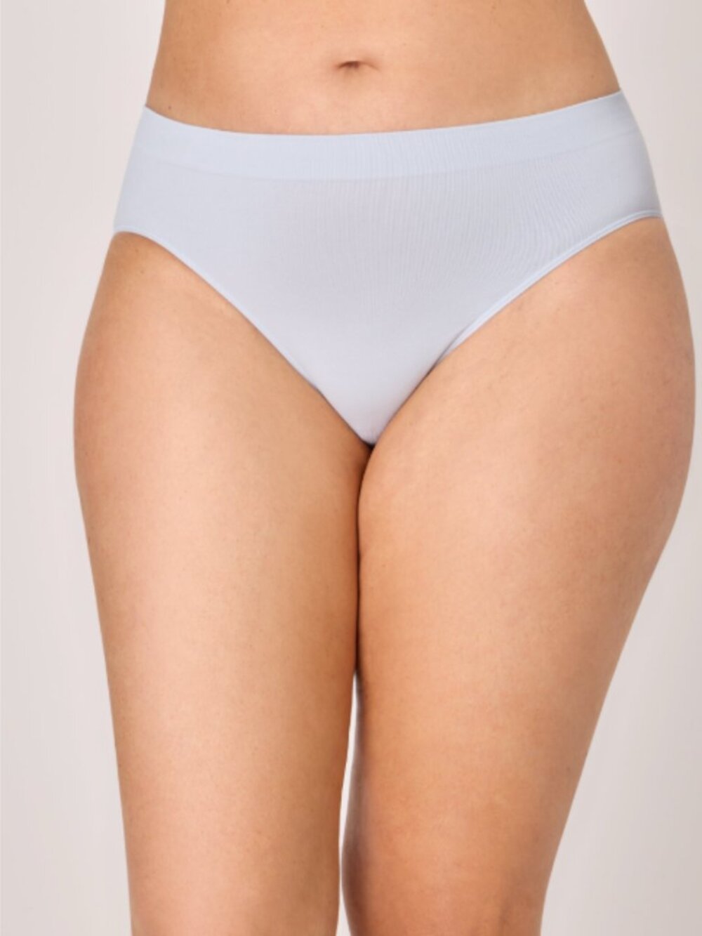 Bali One Smooth U All-Around Smoothing Hi-Cut Panty  Blue Size 2XL 12457